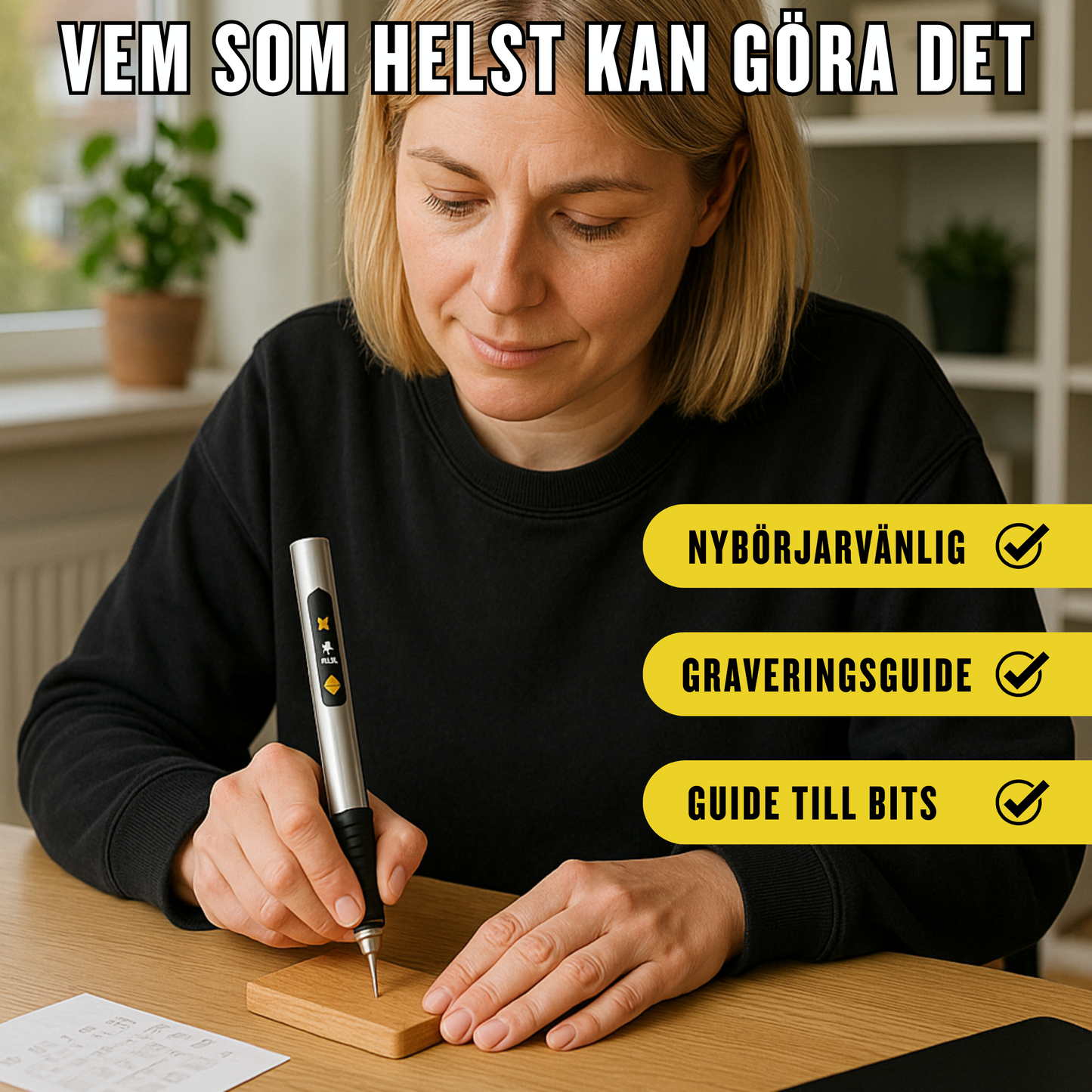 Bli beroende av en riktig graveringspenna