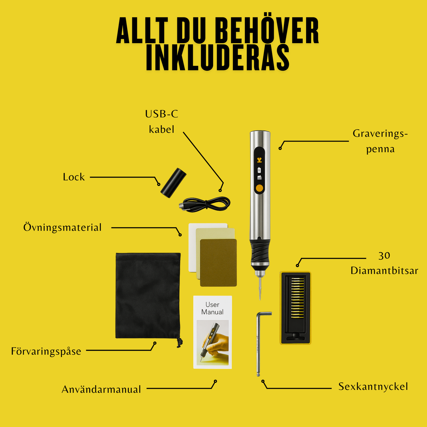 Bli beroende av en riktig graveringspenna